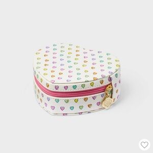 ROLLER RABBIT 🐇 x Target 🎯 Multicolor Heart Jewelry Case NIP
